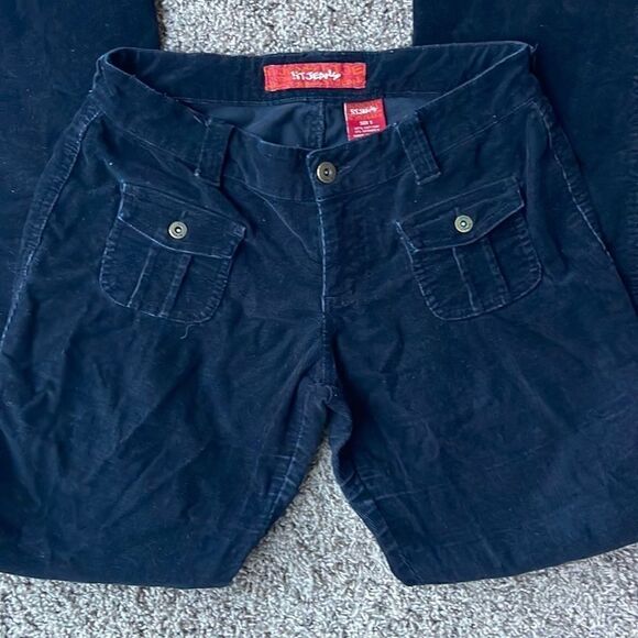 !it jeans black corduroy cotton pants.  Bootcut. Black size 5. - Picture 1 of 6